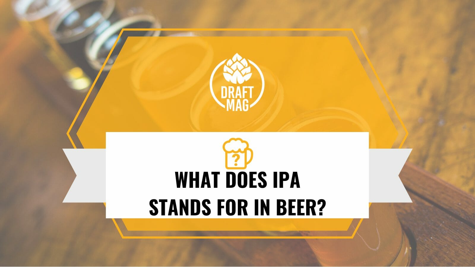 What does ipa stands for in beer