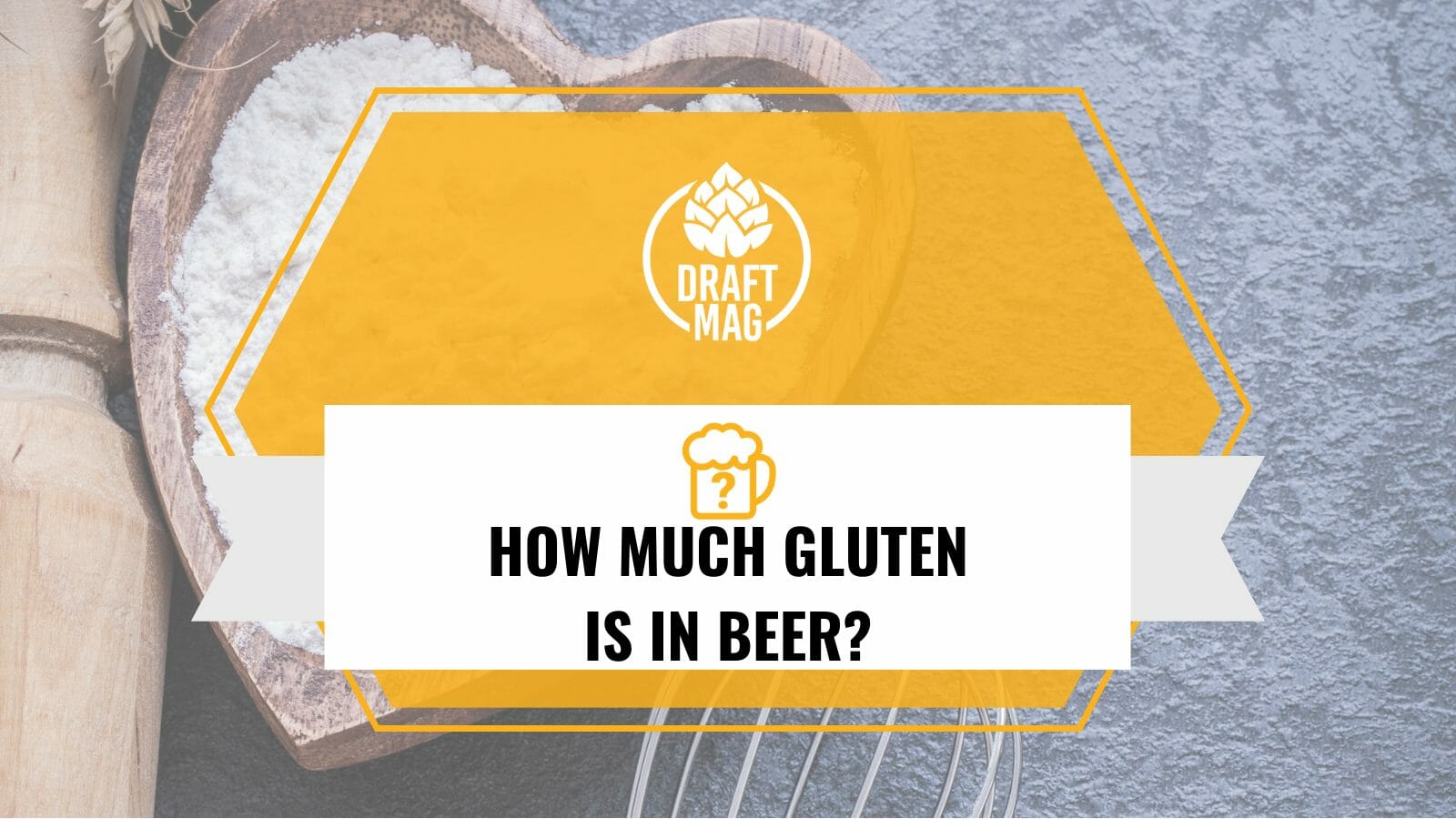How much gluten is in beer