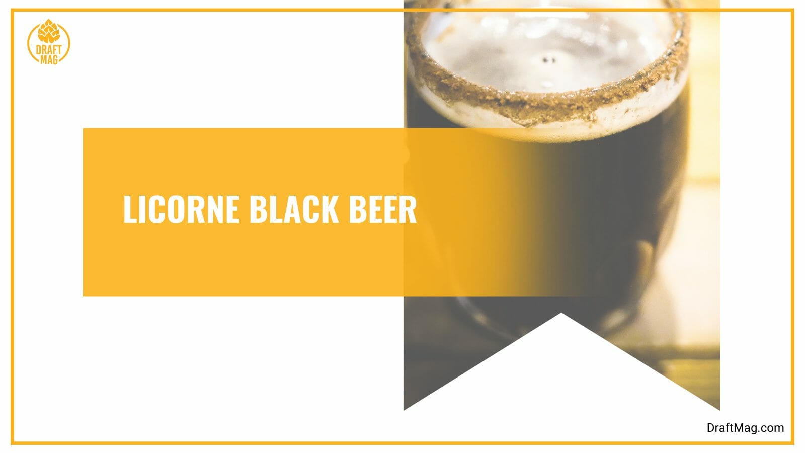Licorne black beer