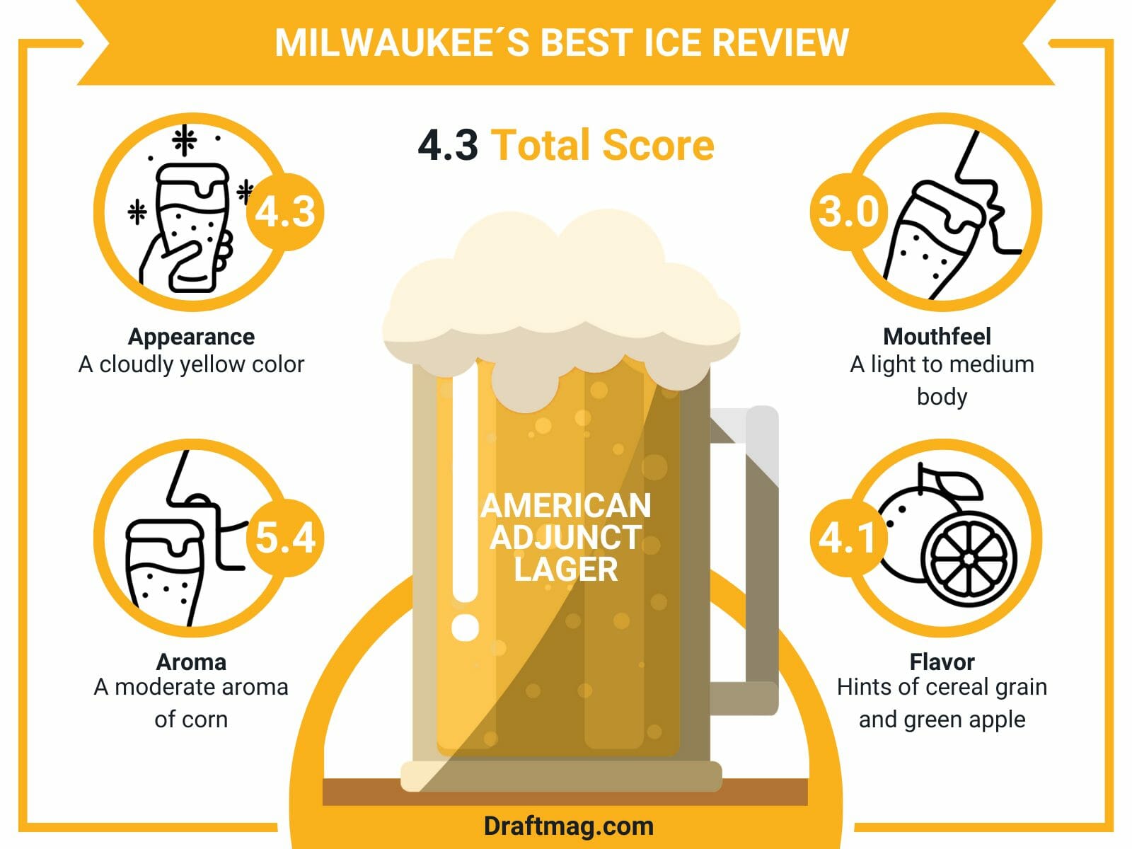 Milwaukee best ice review infographic