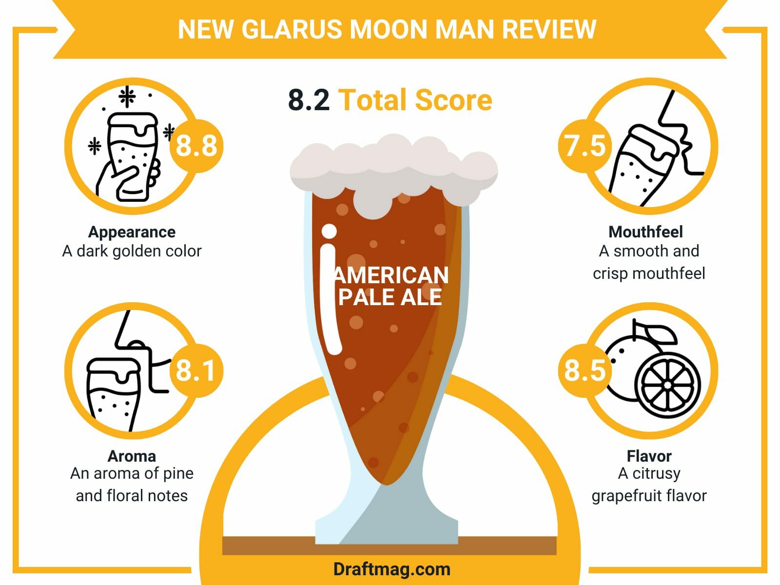 New glarus moon man review infographic