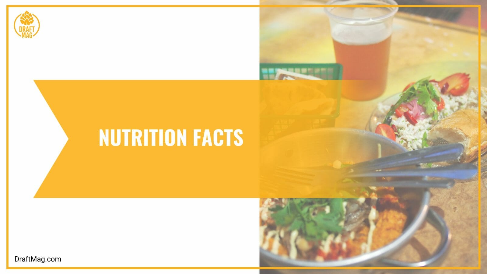 Nutritional details of oculto beer