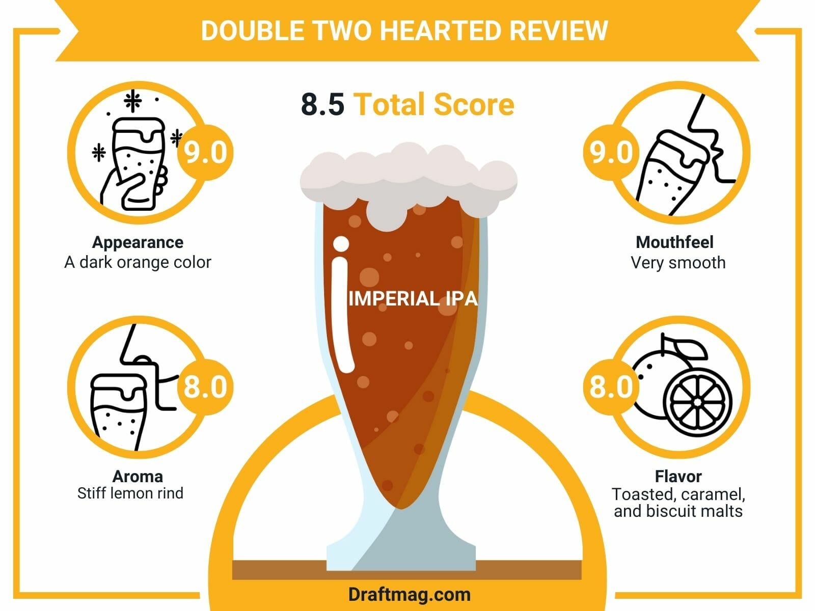 Double Two Hearted Review Infographic